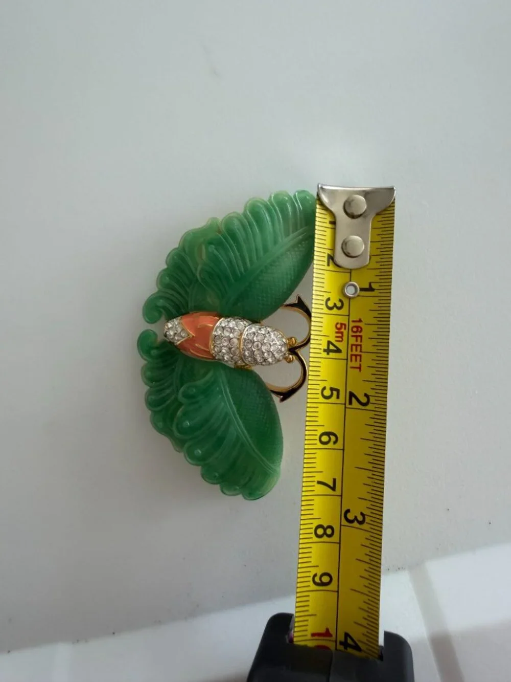 KENNETH JAY LANE Vintage Moth Resin Brooch Pin - Picture 5 of 8